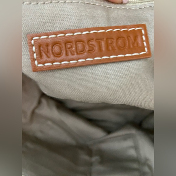 Nordstrom Large Woven Canvas Shoulder Straps Work Tote , Weekend Carry On Bag - Picture 7 of 9